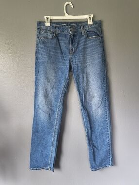 Old Navy Medium Blue Straight-Leg  Jeans